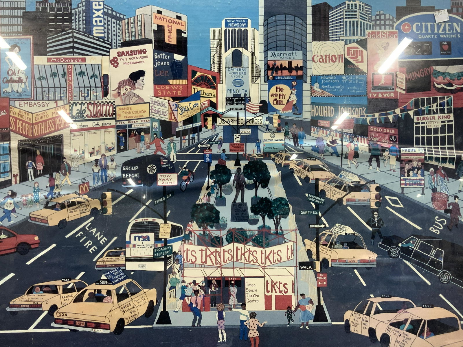 Pat Singers New York Lithograph (1 of 12)