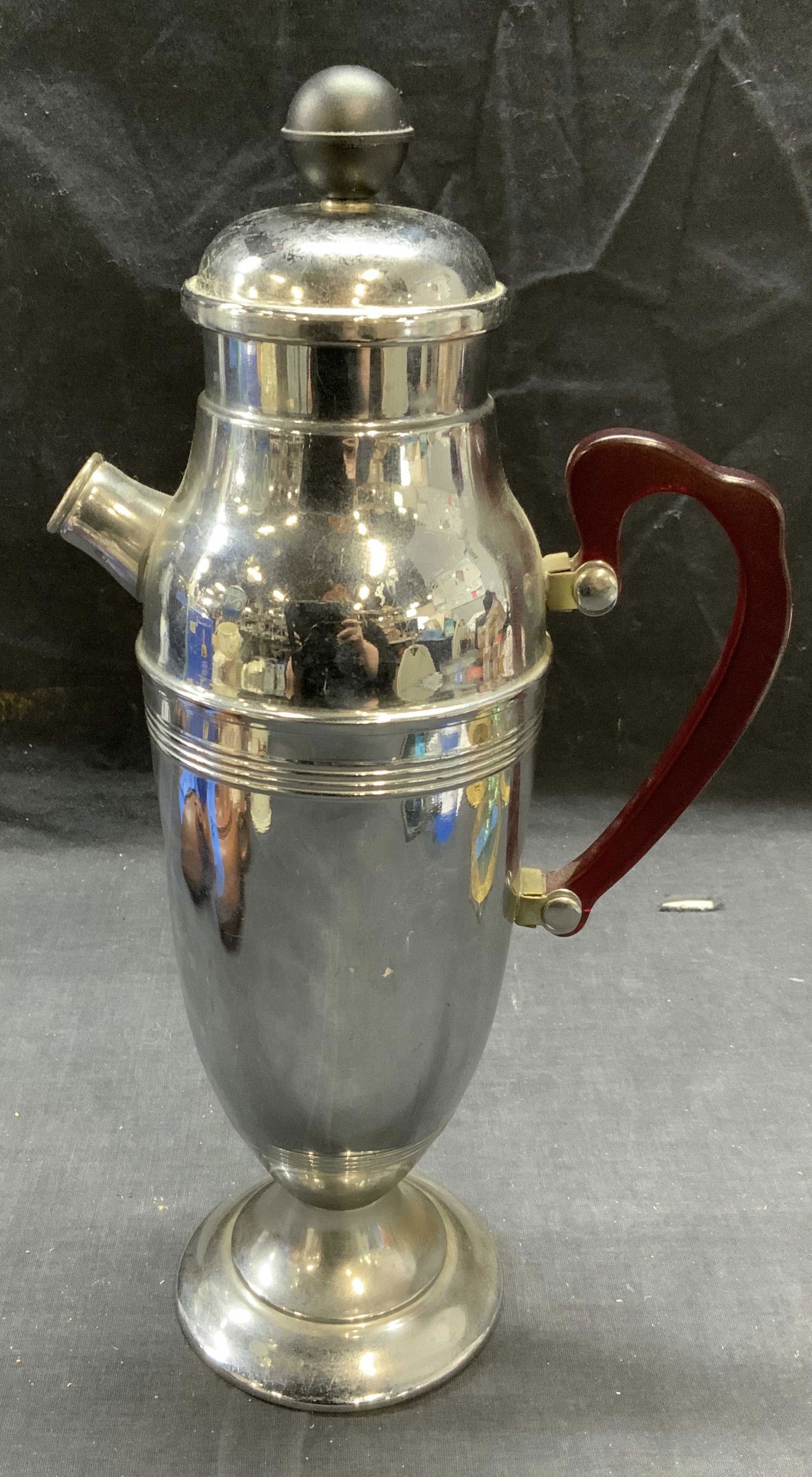 Vintage Stainless Chrome Cocktail Shaker (1 of 7)