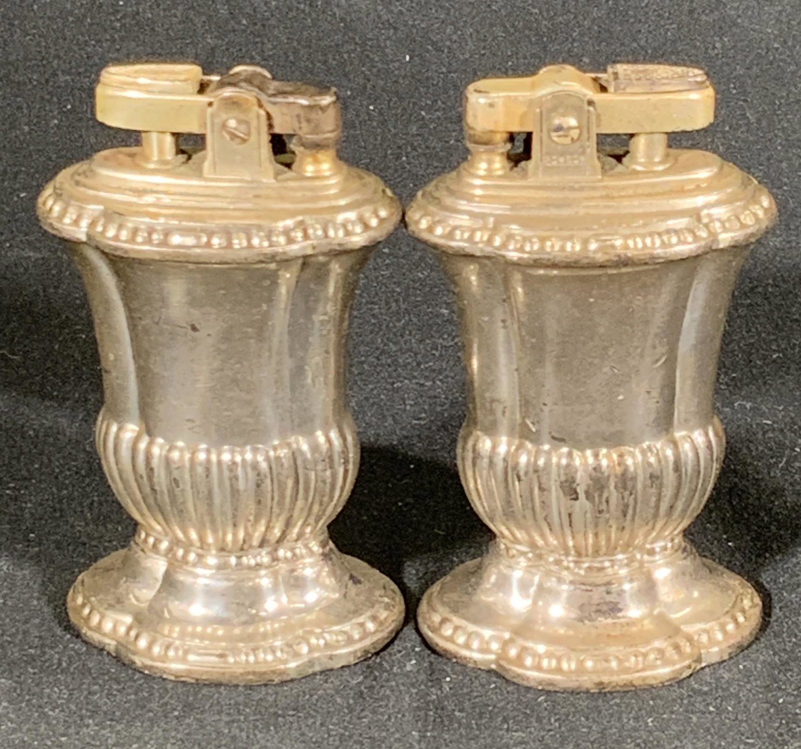 Lot2 RONSON MAYFAIR Vintage Silver Plated Lighters (1 of 10)