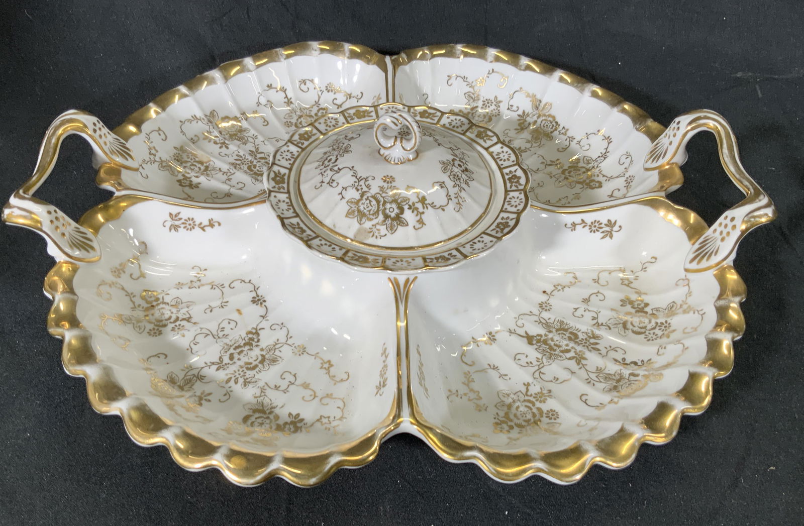 Trademarked Vintage Porcelain Serving Dish W/ Lid (1 of 11)