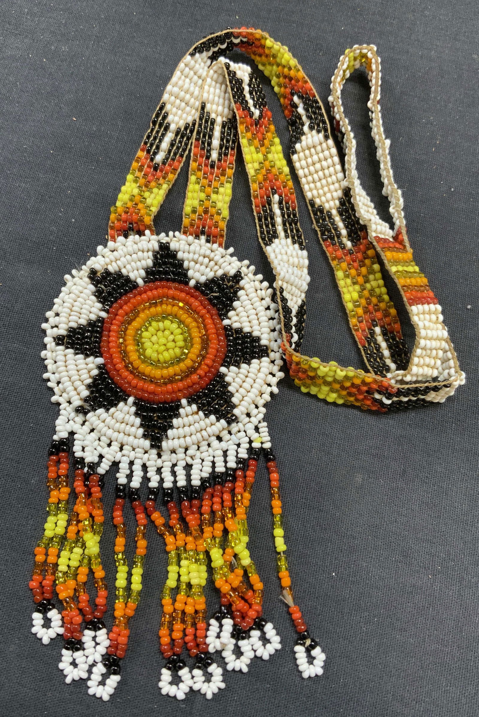 Handmade Southwestern Beaded Pendant Necklace (1 of 6)