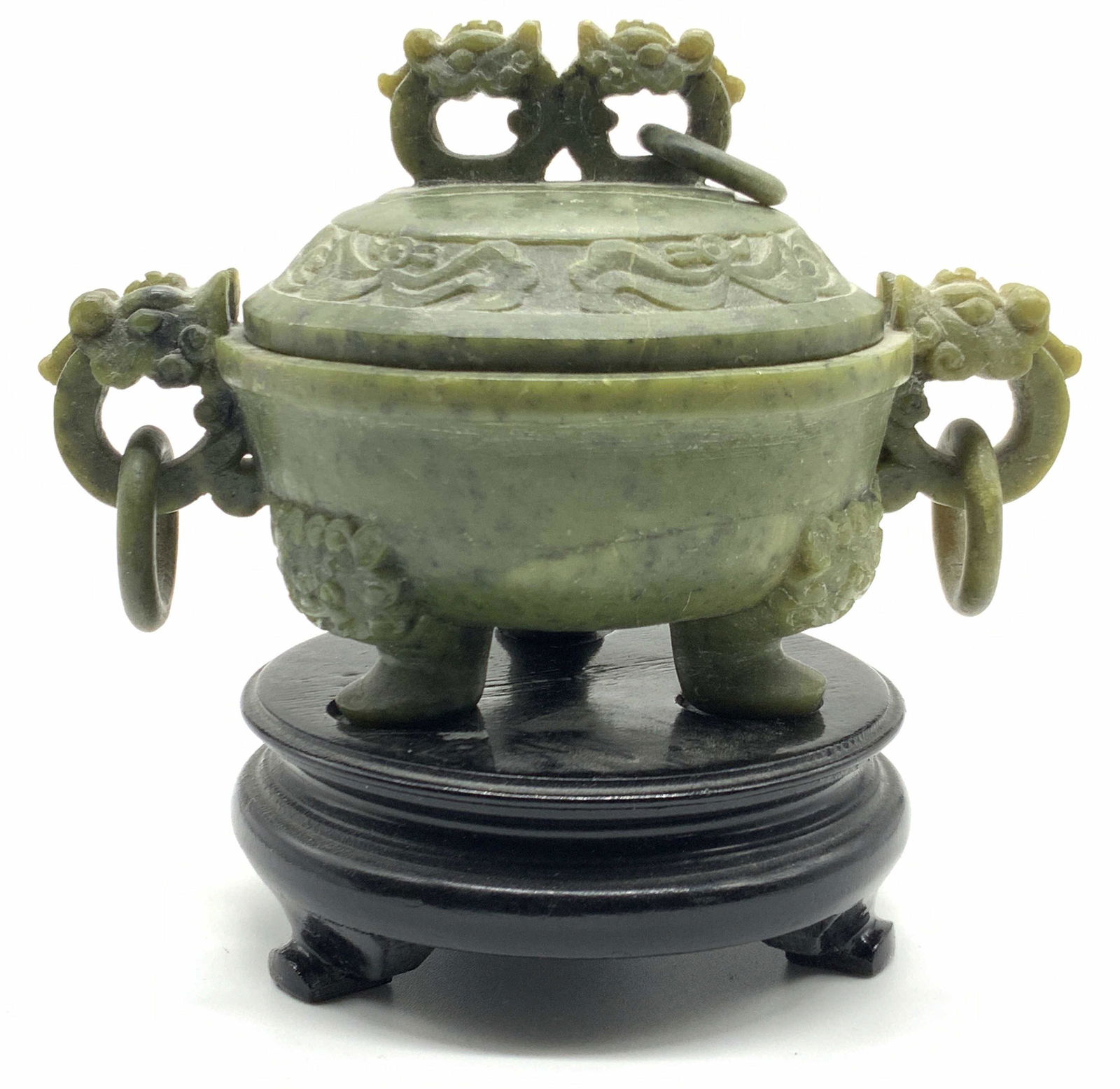 Natural Carved Stone Asian Style Vessel (1 of 9)