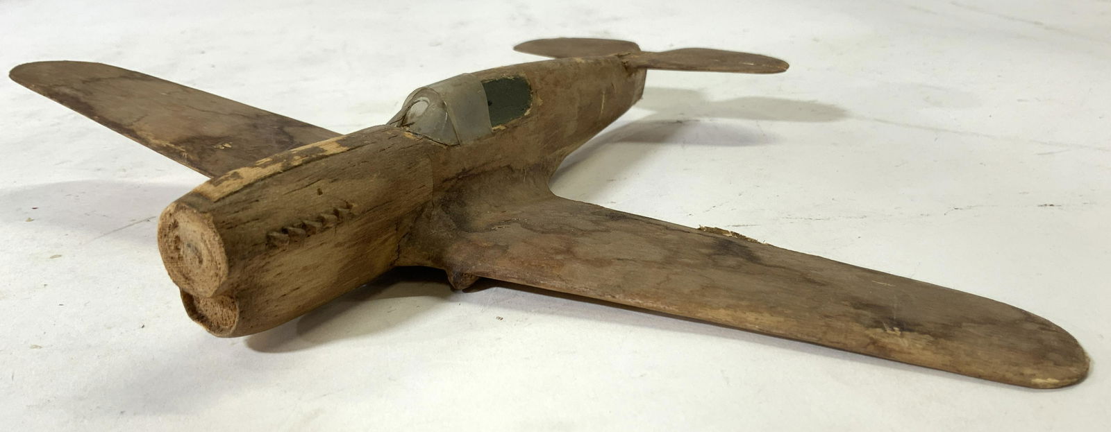Vintage Wooden Airplane Figure (1 of 6)