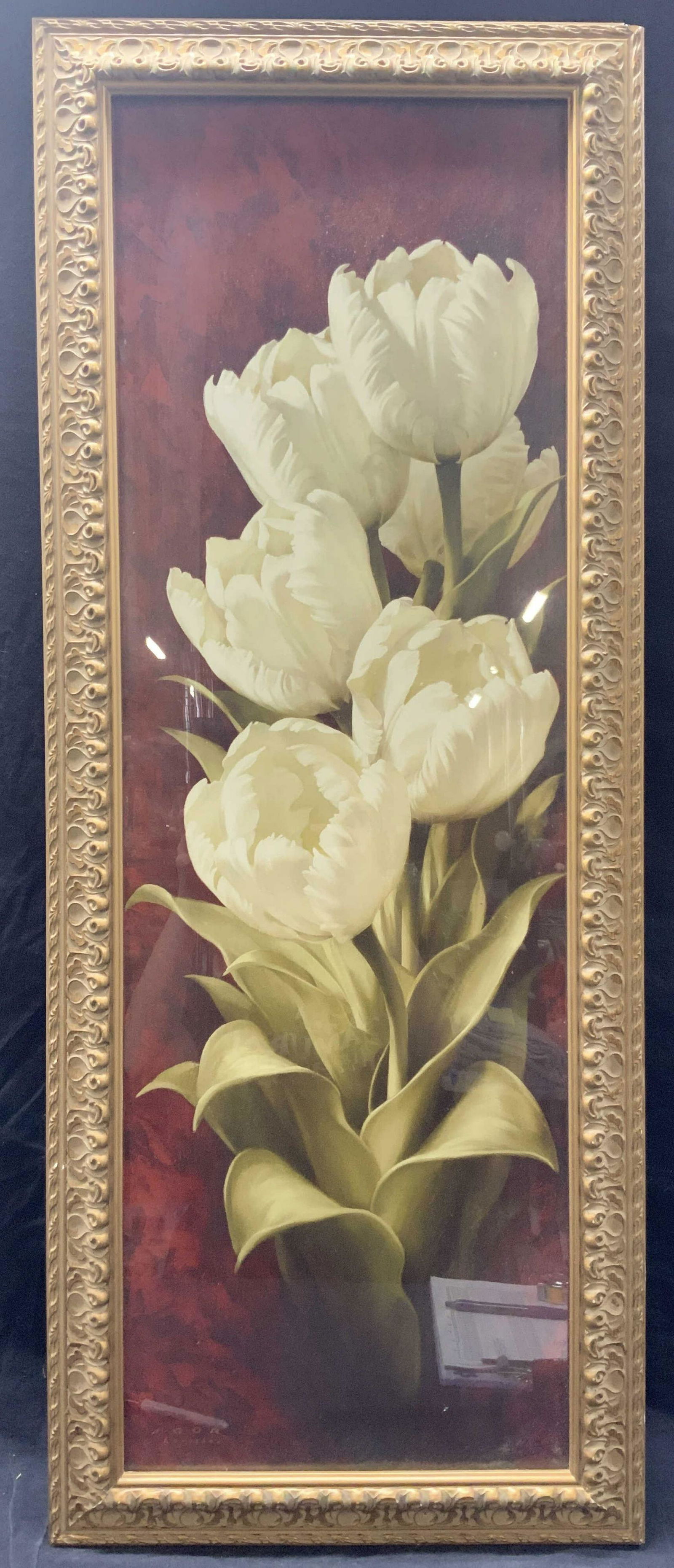 Igor Levashov White Roses Lithograph (1 of 7)