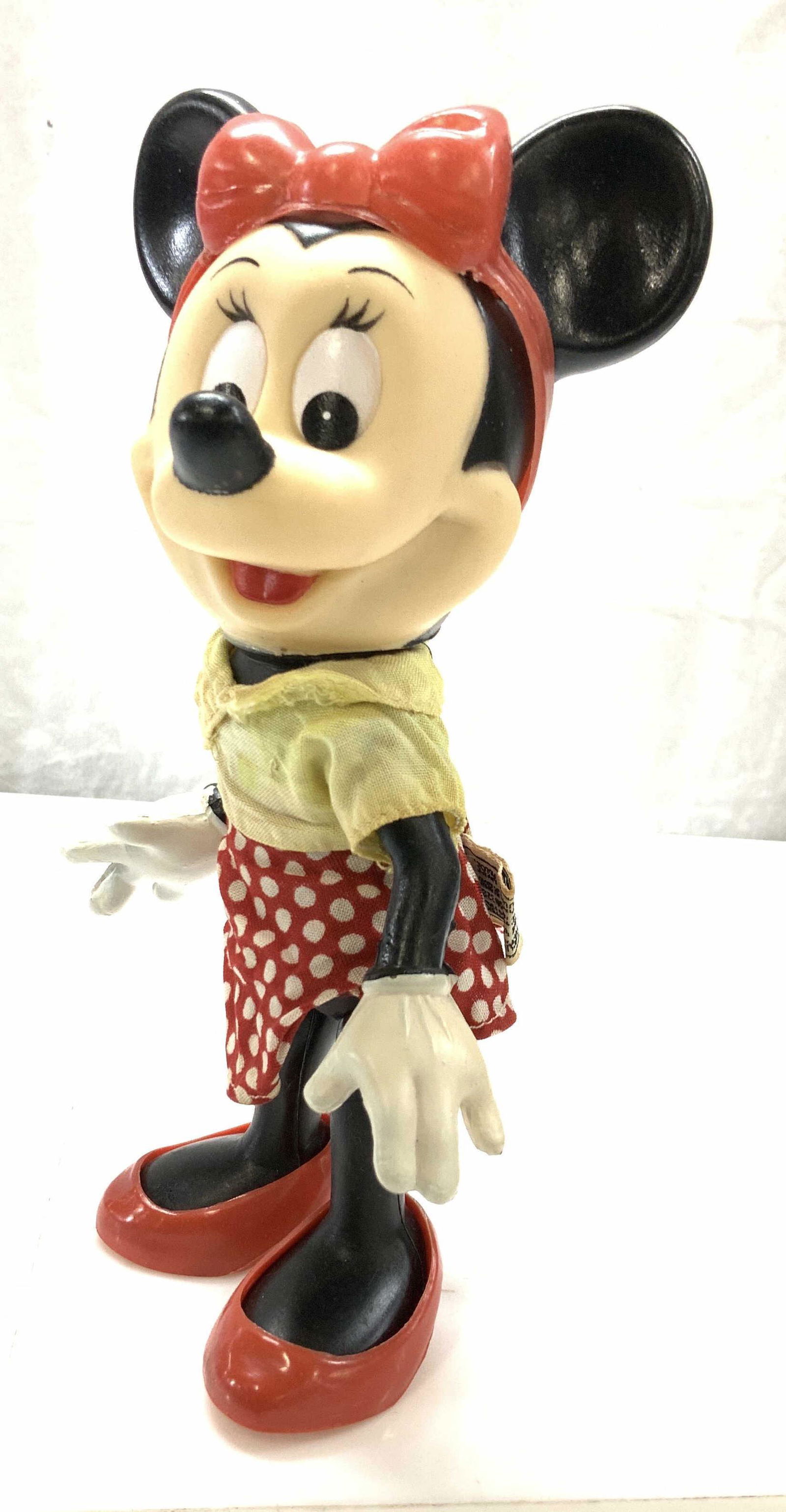 Vtg Disneys Minnie Mouse Hard Rubber Toy Figural (1 of 8)