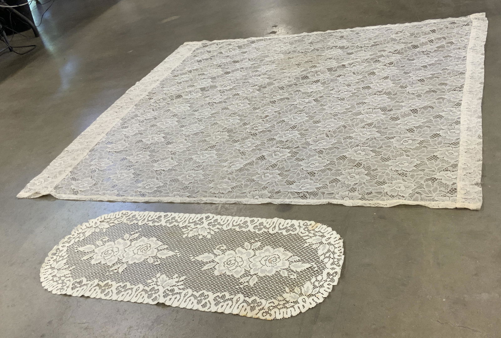 Lot 2 Vintage Lace Textiles (1 of 9)