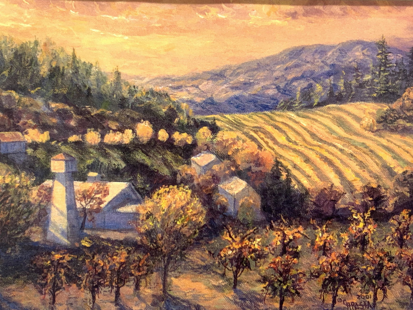 Anna Chrasta Signed Landscape Lithograph (1 of 7)