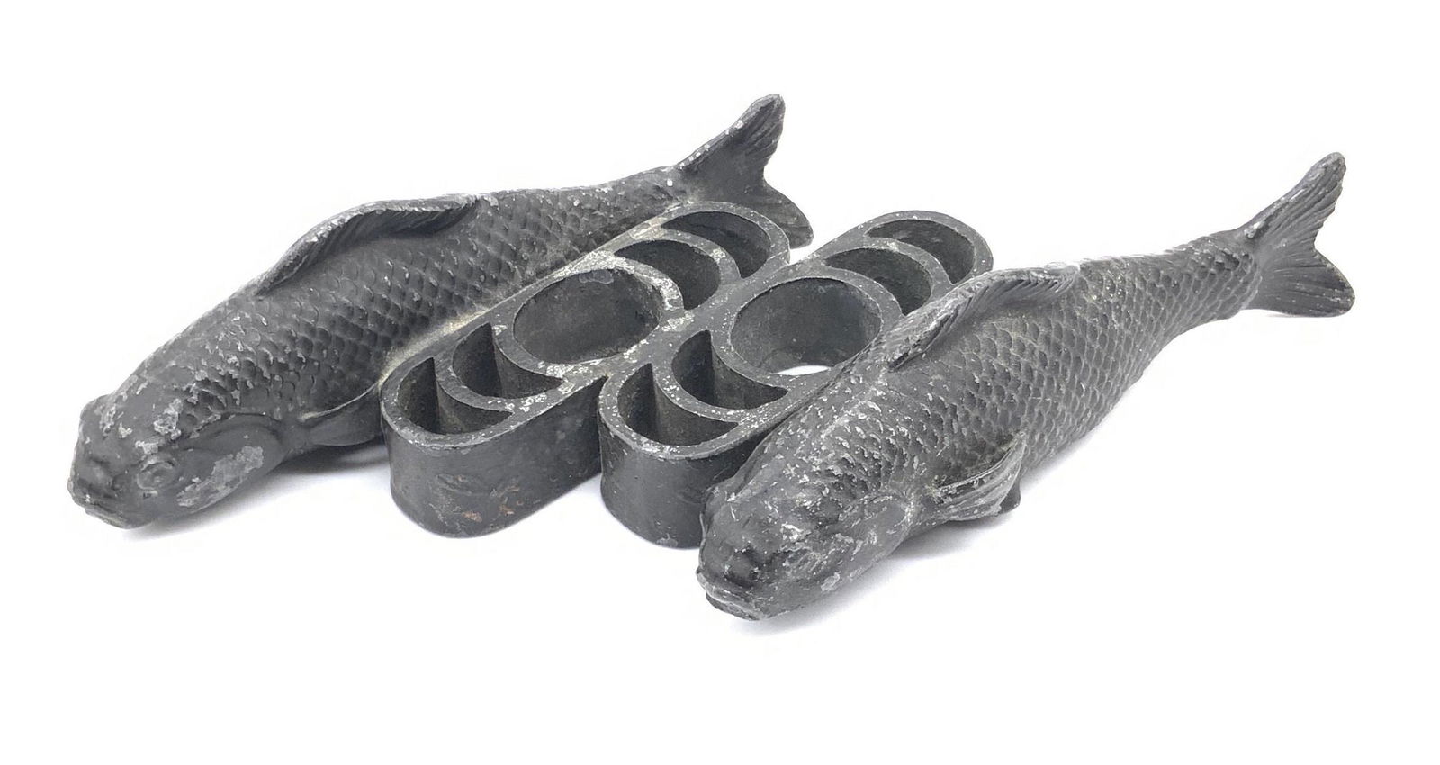 Vintage Etched & Painted Metal Fish Figural (1 of 12)