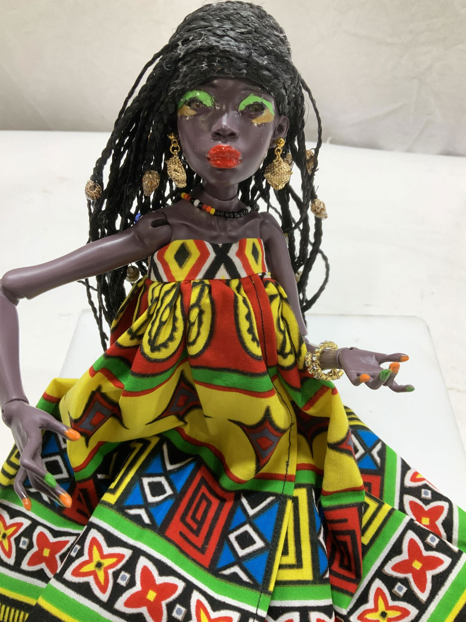 African Fashion Doll w Handmade Clothing (1 of 7)