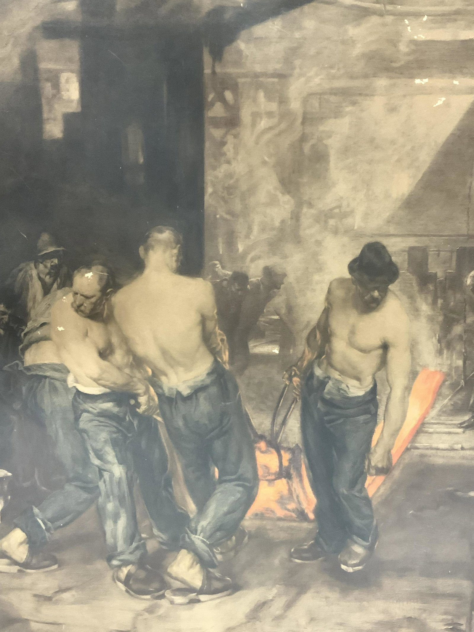 Arthur Kampf In The Rolling Mill Lithograph (1 of 8)