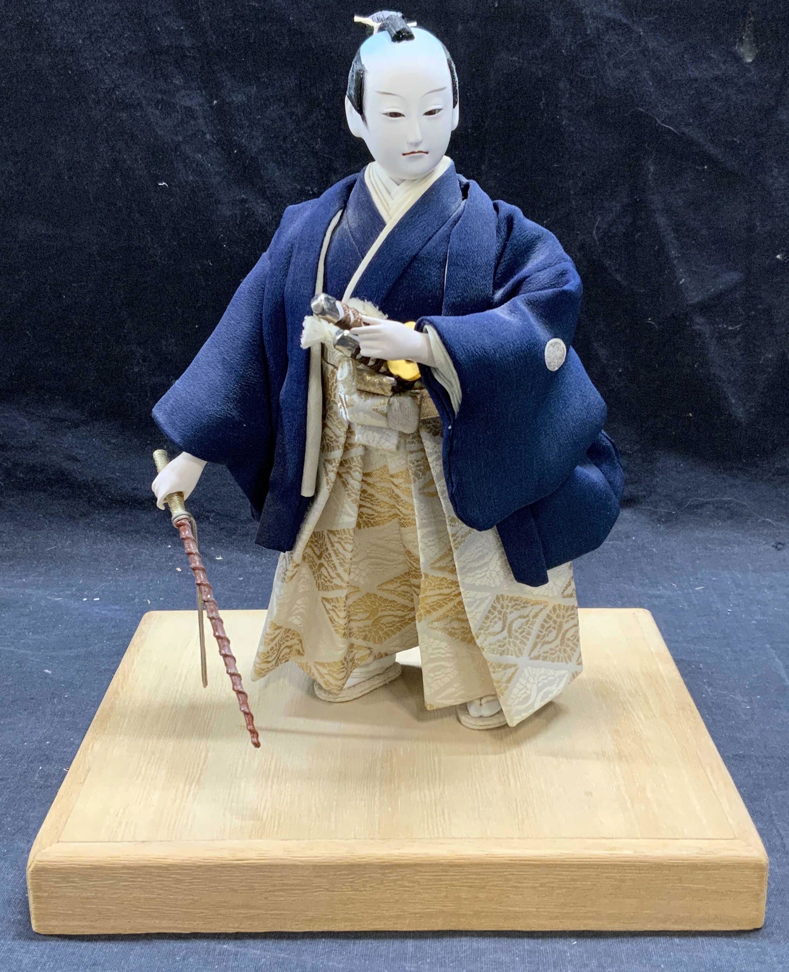Japanese Samurai Doll on Stand (1 of 6)
