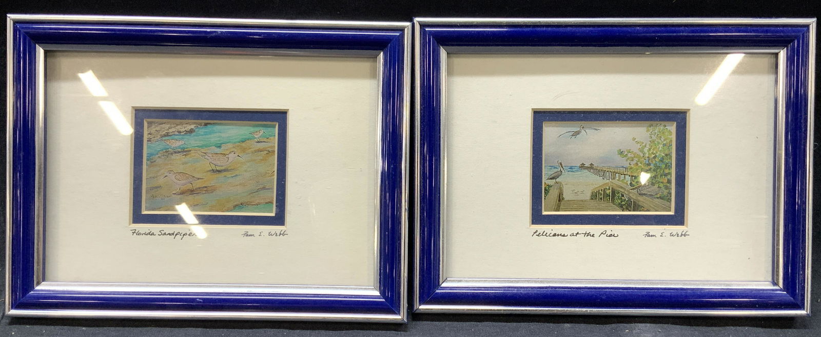 2 PAM E WEBB Signed Bird Lithographs (1 of 7)