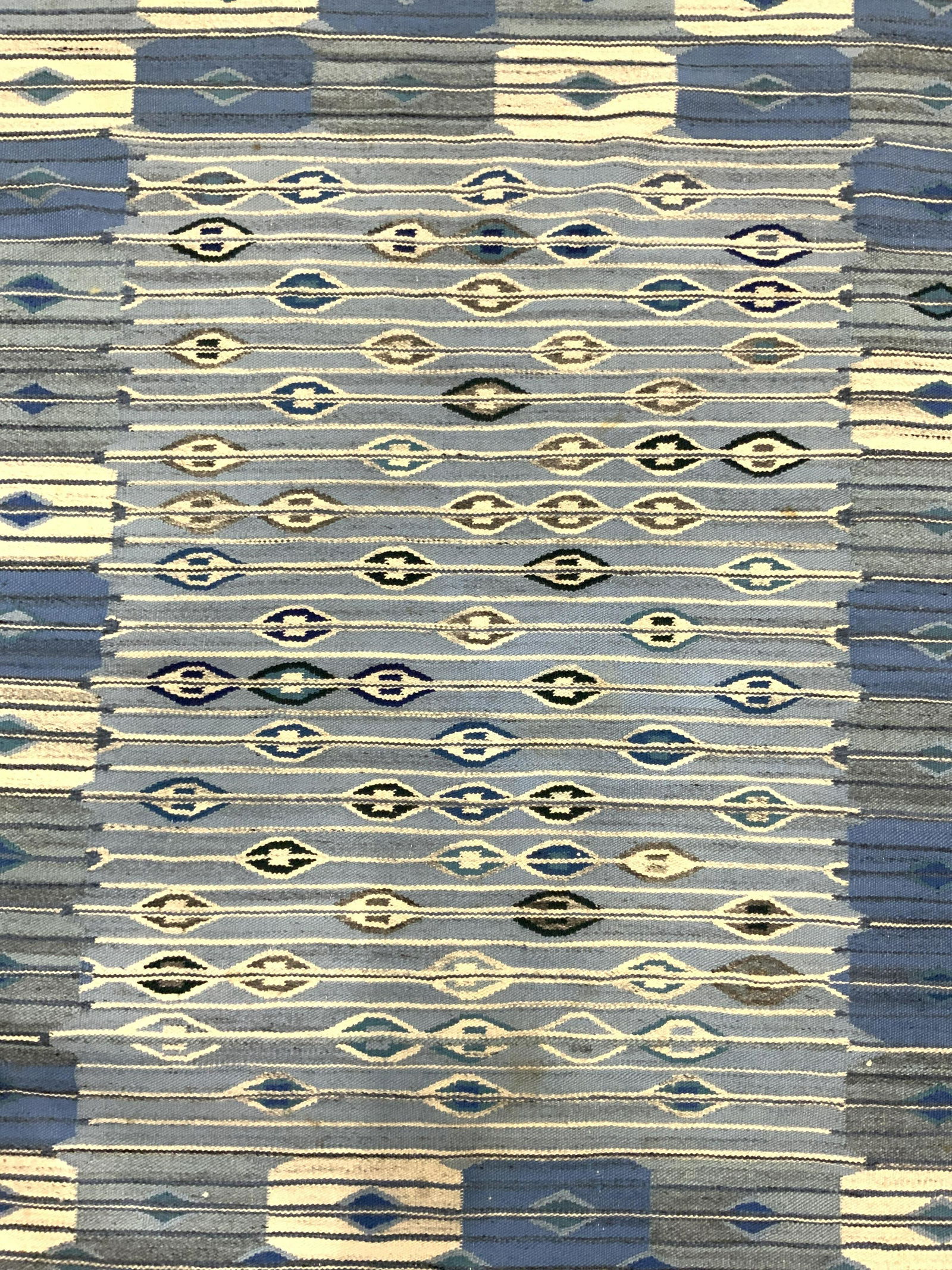 Vintage Handmade Kilim Style Wool Rug (1 of 8)