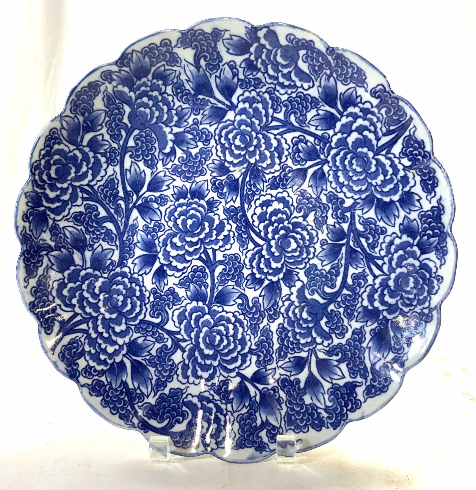 Vintage Asian Floral Detailed Porcelain Plate (1 of 6)