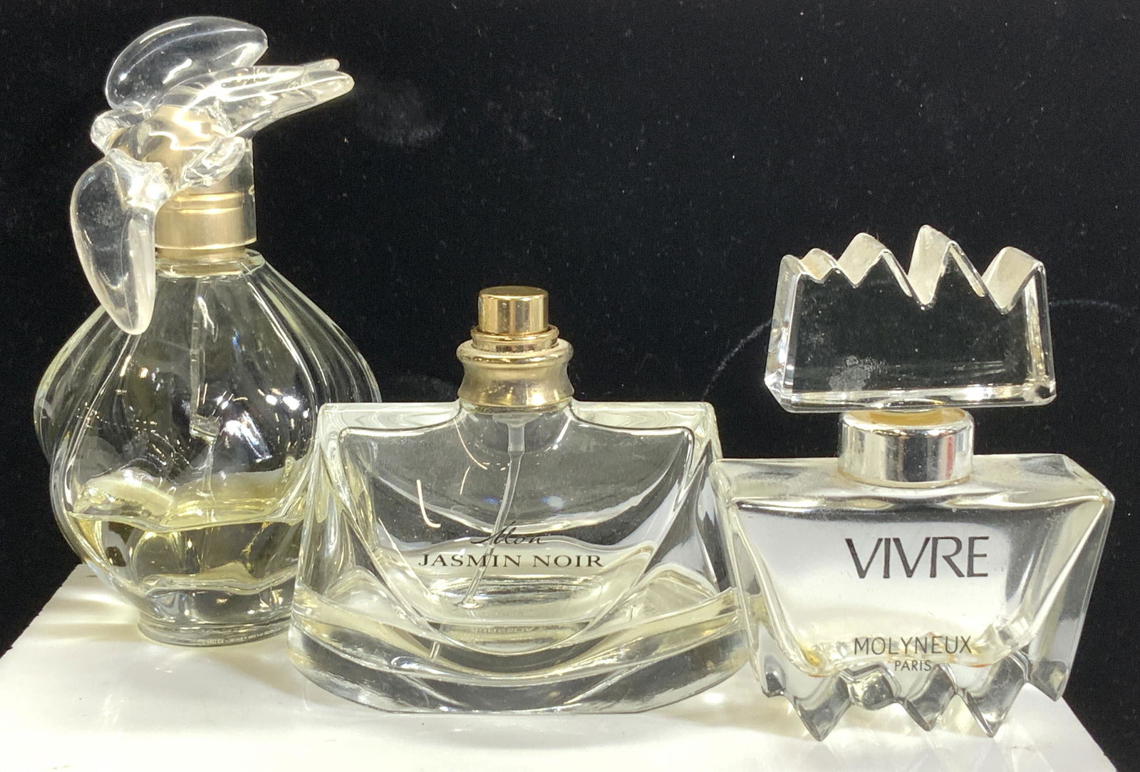 Lot 4 Collectible Perfume Bottles, Lalique Dove (1 of 9)