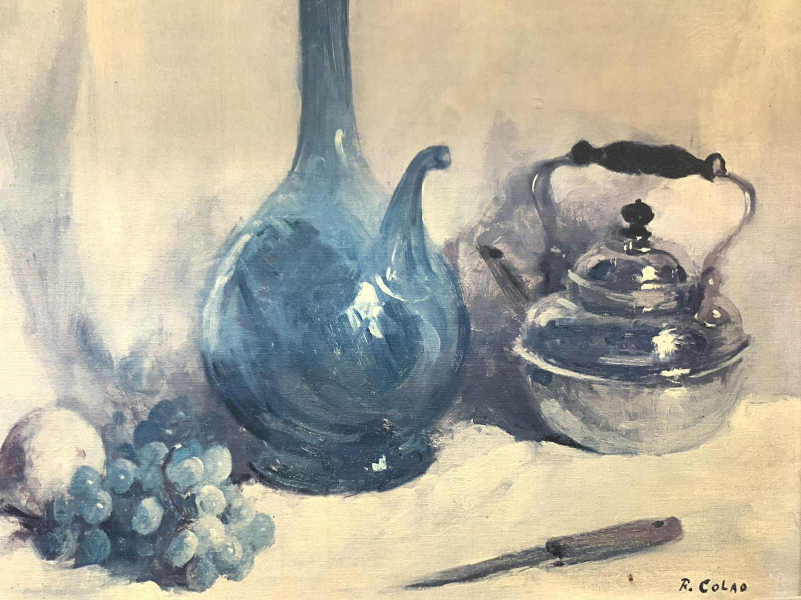 R.COLAO Still Life Framed Lithograph (1 of 10)