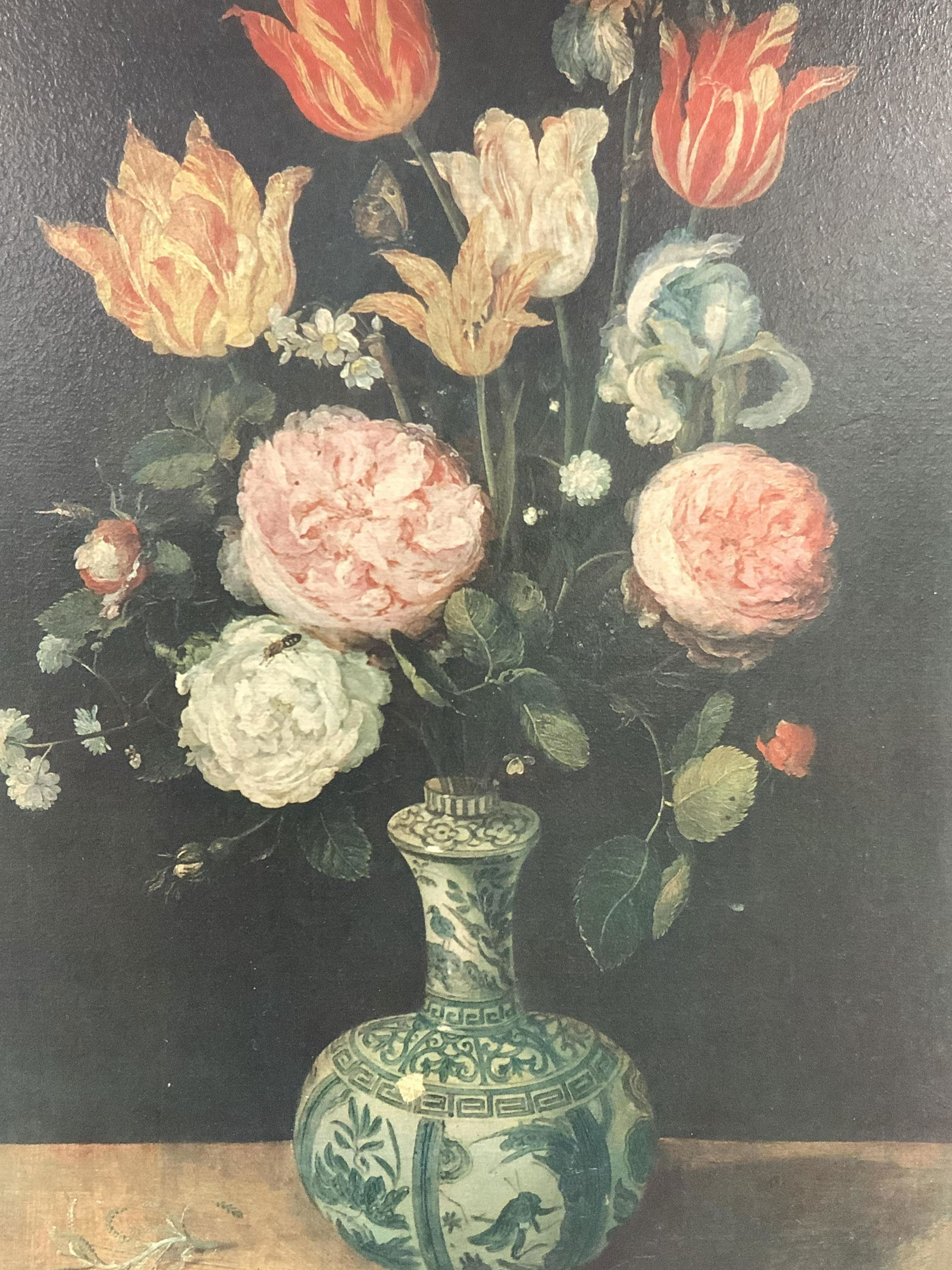 J. Brueghel Framed Floral Still Life Lithograph (1 of 9)