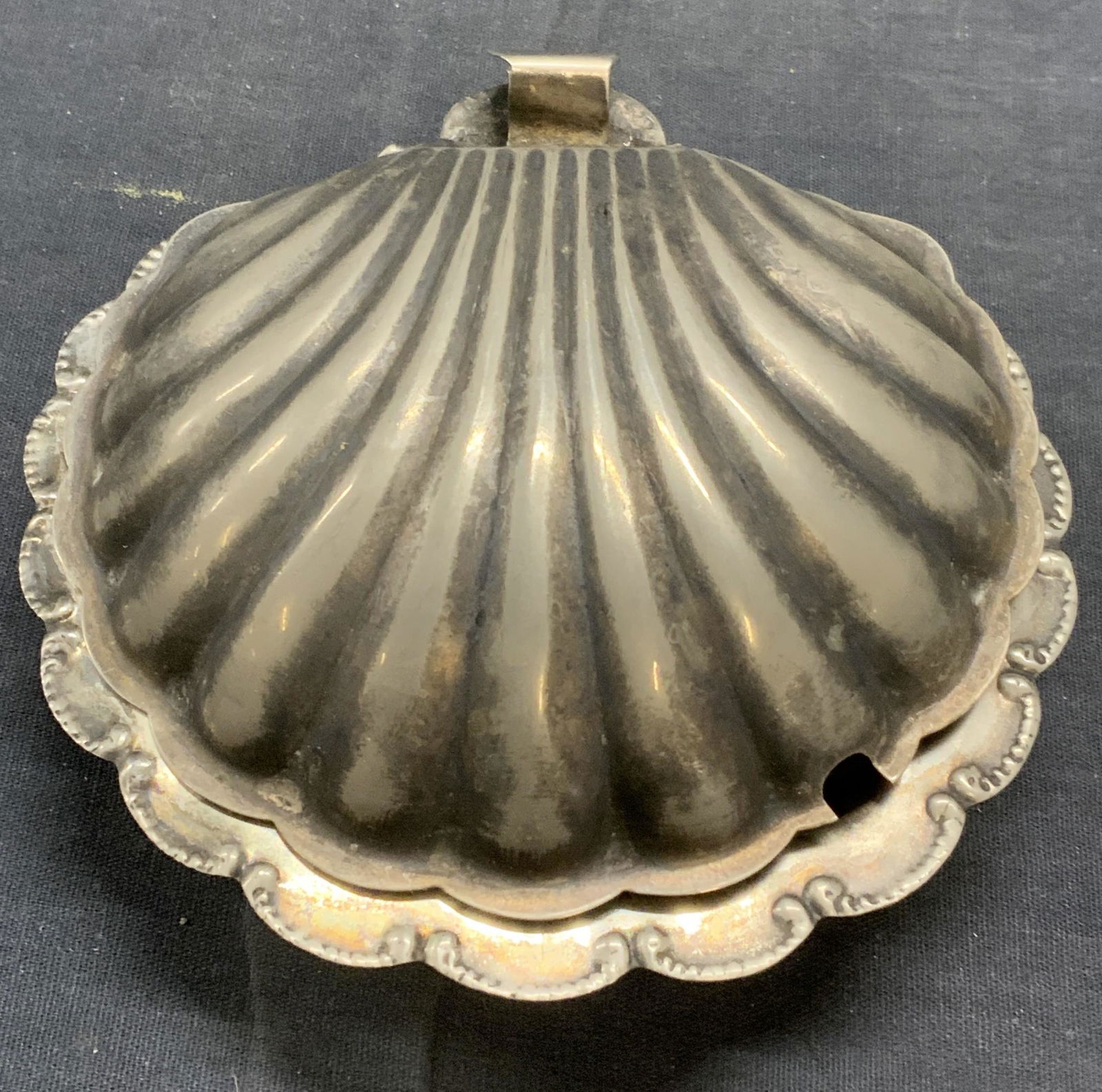 Vintage Silver Plated Clamshell Dish, England (1 of 8)