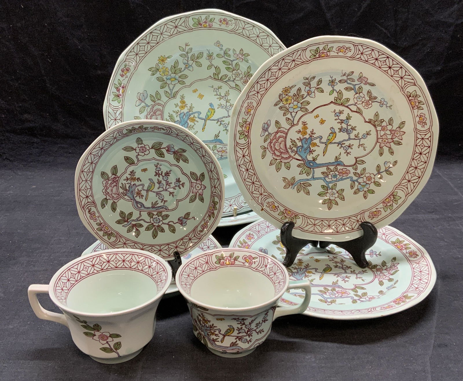 Set 8 ADAMS Calyx Ware Ironstone Tableware (1 of 10)