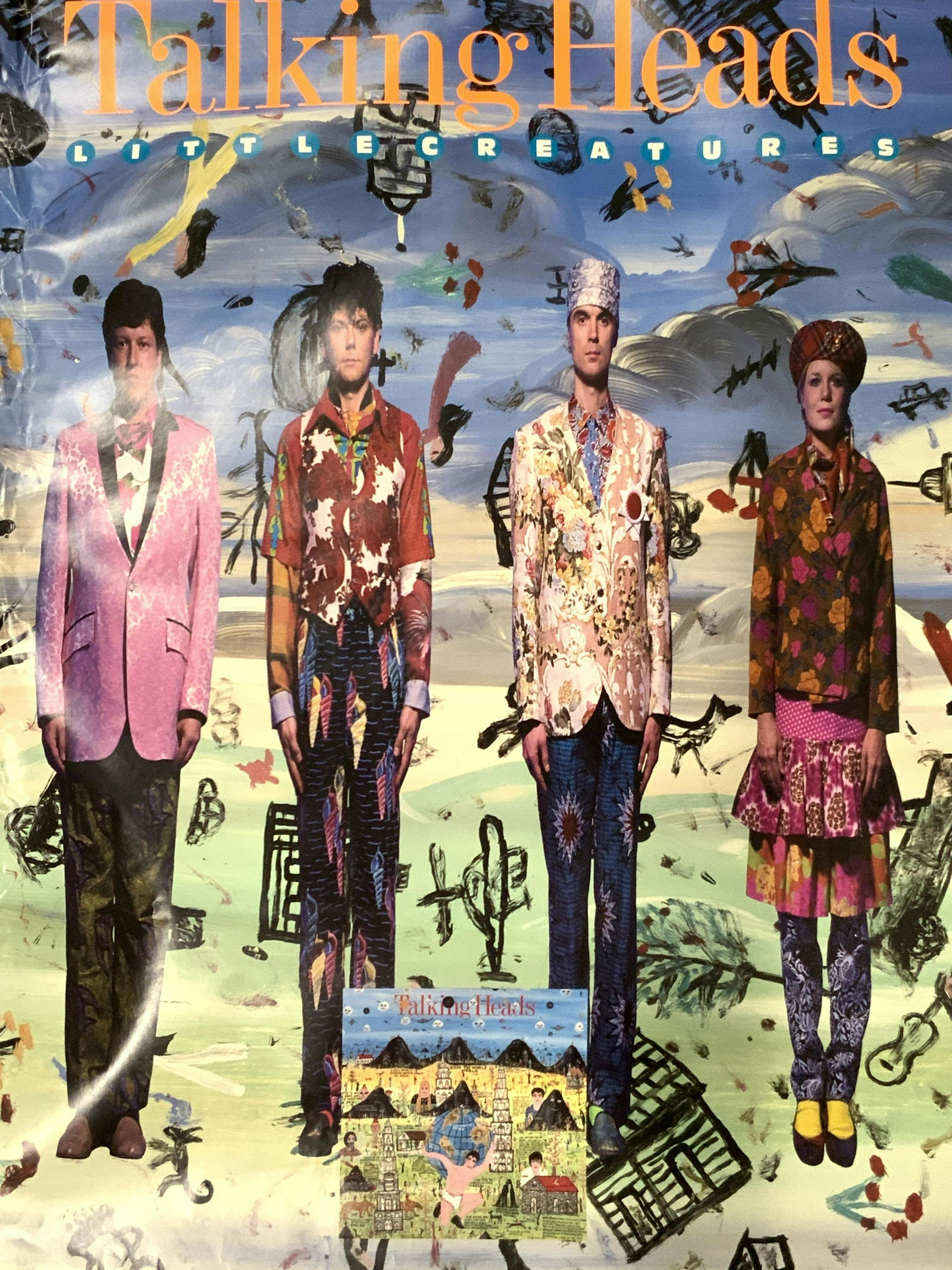 Talking Heads 37 x 26 Inch Lithograph (1 of 13)