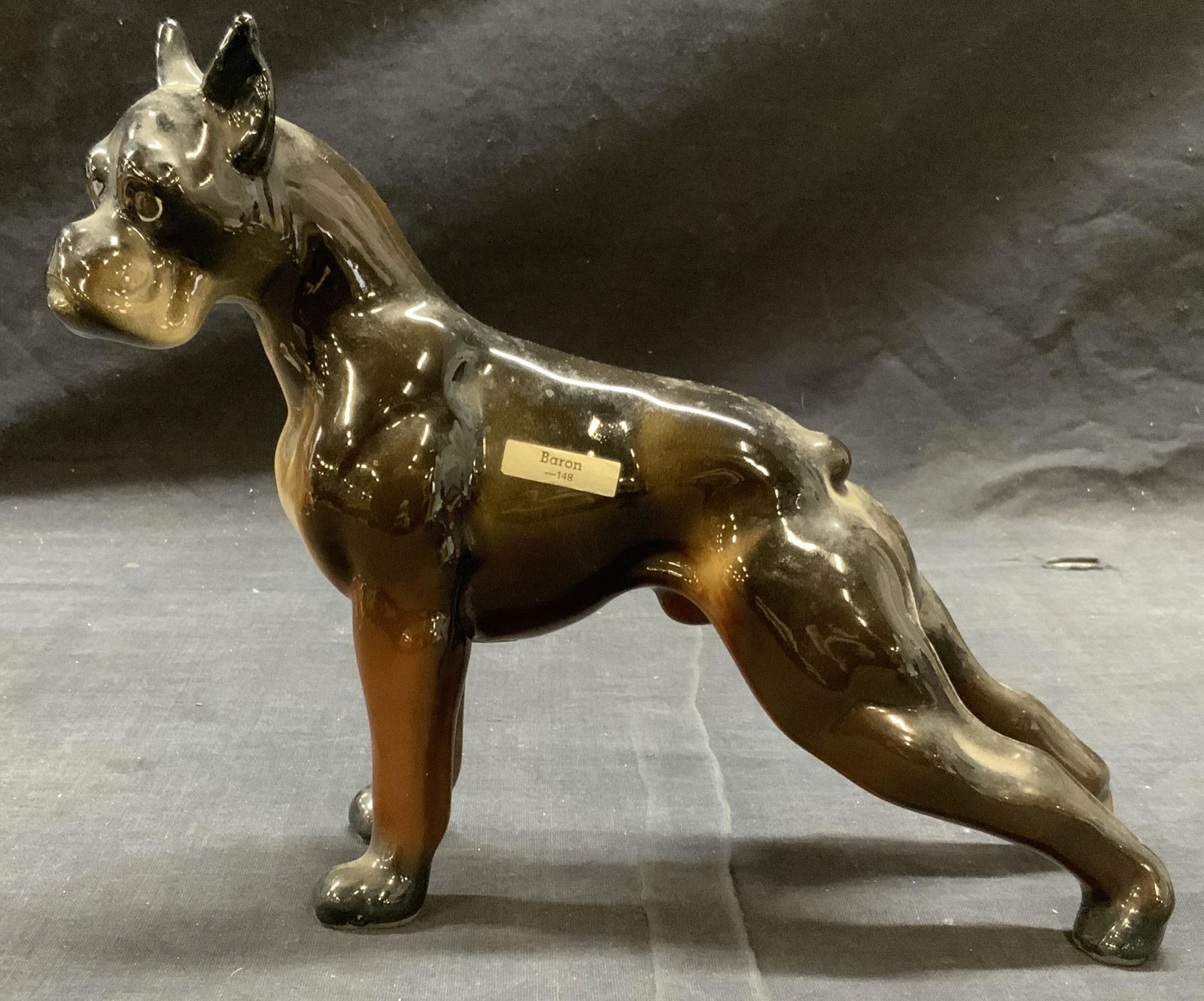 ROBERT SIMMONS Baron 148 Boxer Dog Figurine (1 of 8)