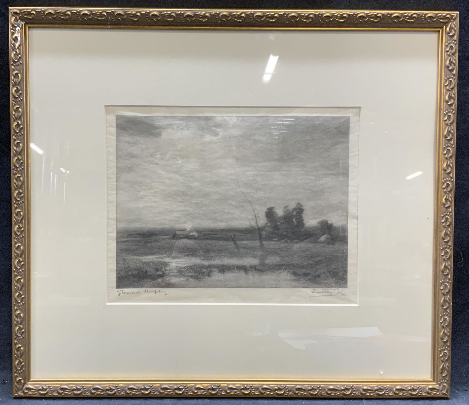 Signed TIMOTHY COLE Lowlands Engraving (1 of 9)