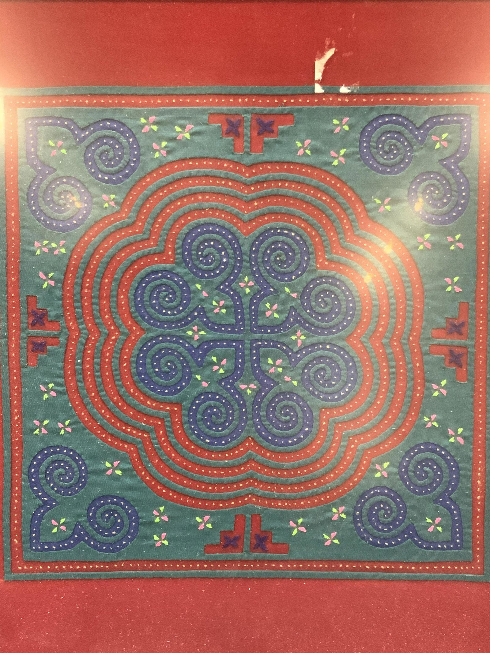 Framed Textile Pattern Art (1 of 7)