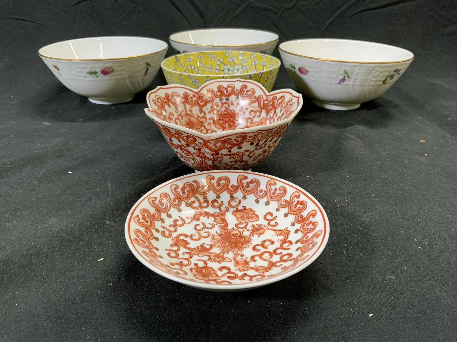 Lot 6 Asian & German Porcelain Bowls Vessels (1 of 7)