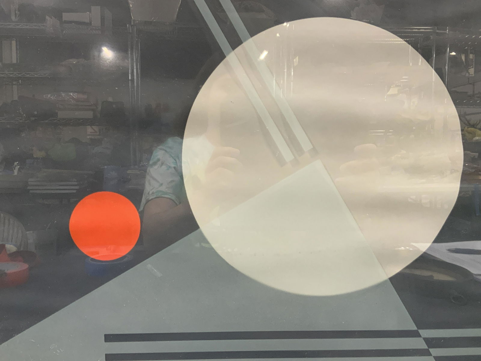 Artist Proof Signed Geometric Lithograph (1 of 7)