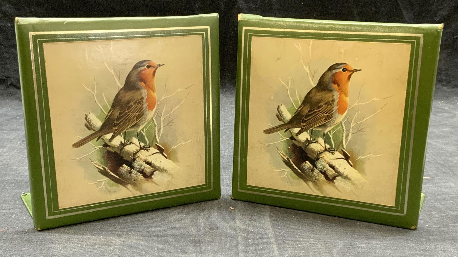 Leather Wrapped Bird Bookends (1 of 6)