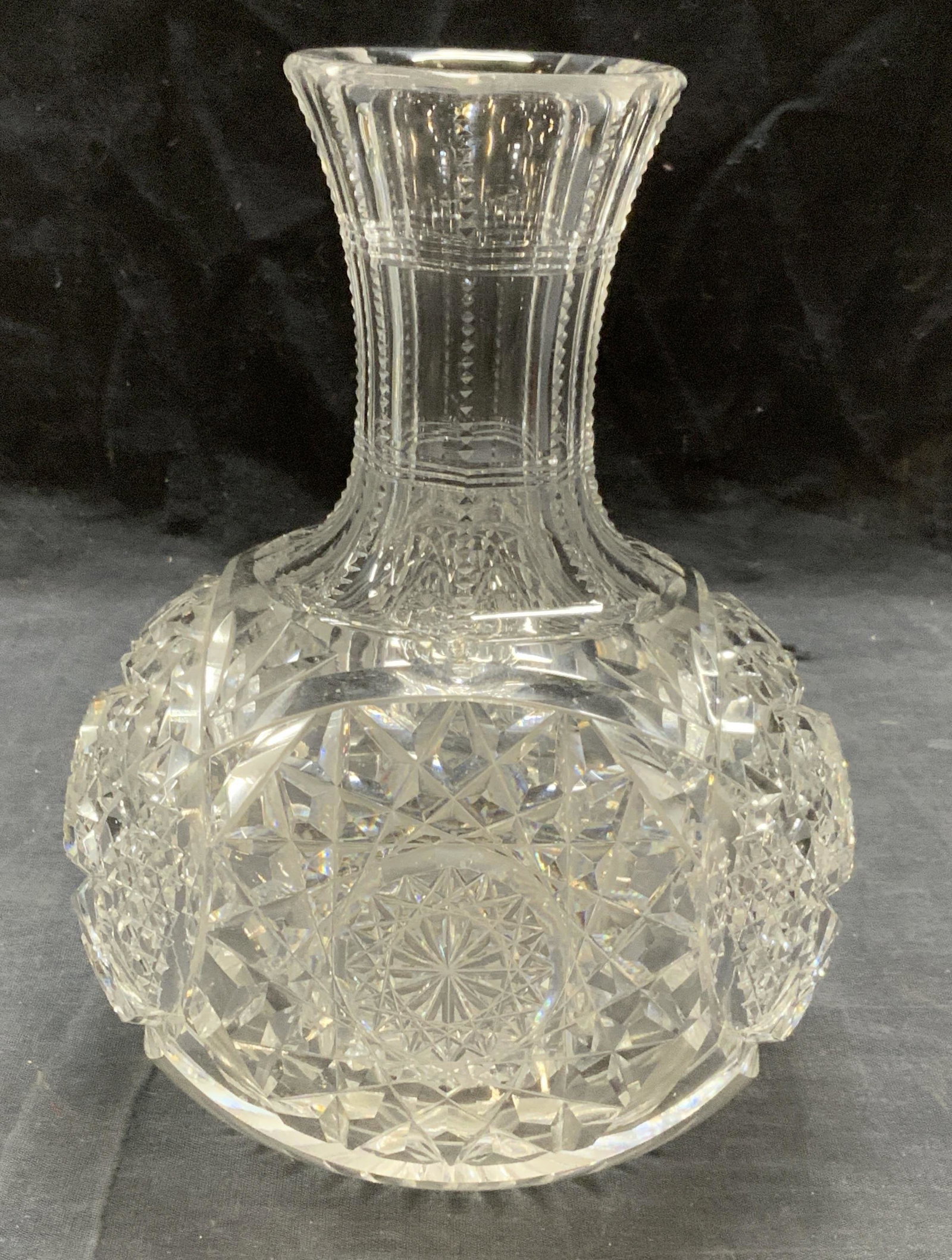 Heavy Cut Crystal Vase (1 of 7)