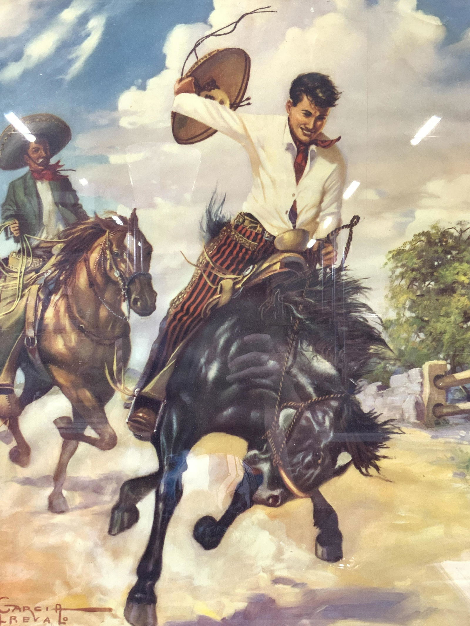 Garcia Arevalo Horse Back Riding Lithograph (1 of 9)