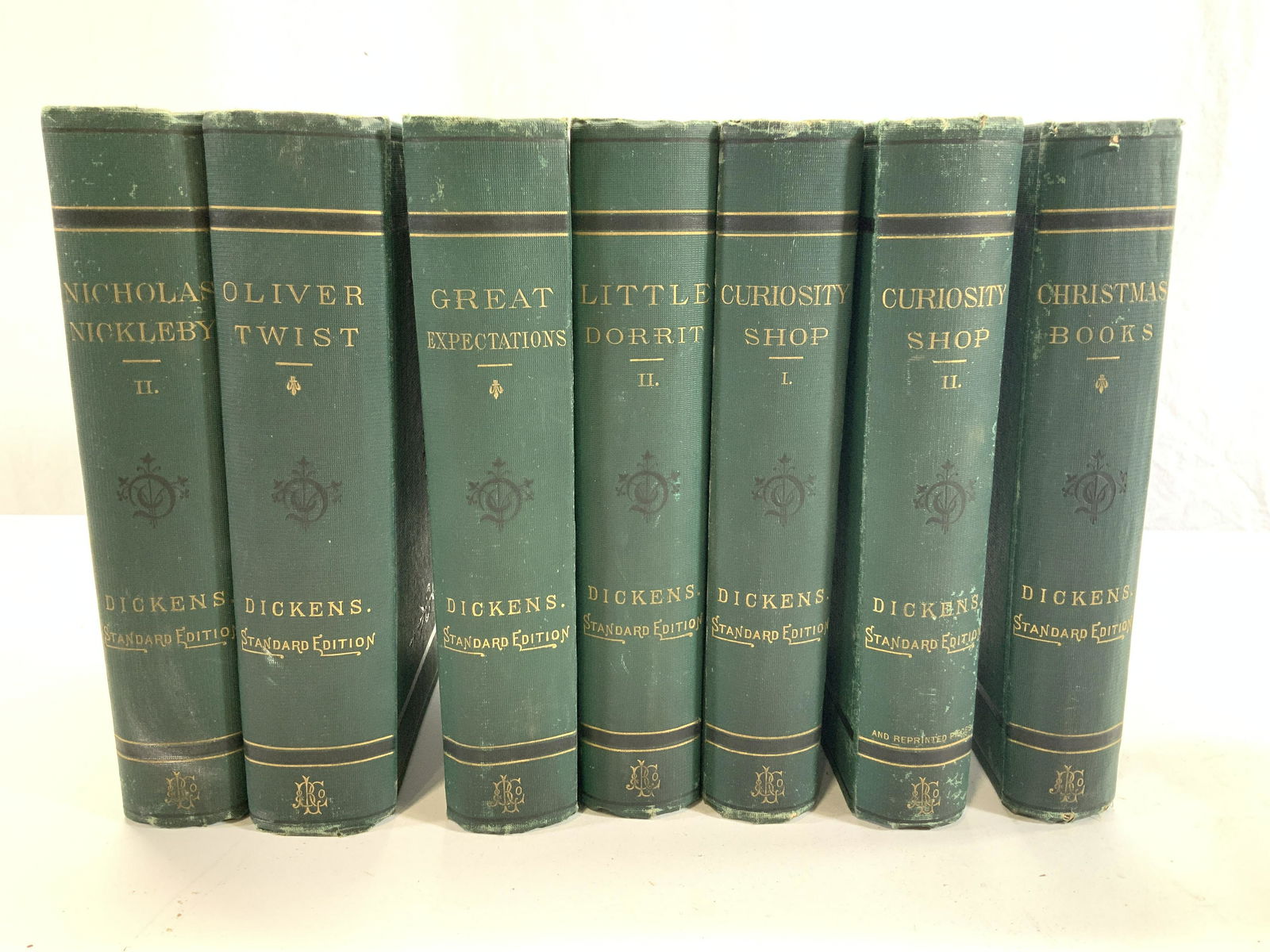 CHARLES DICKENS Antique Book Set 7 , 1873 (1 of 7)
