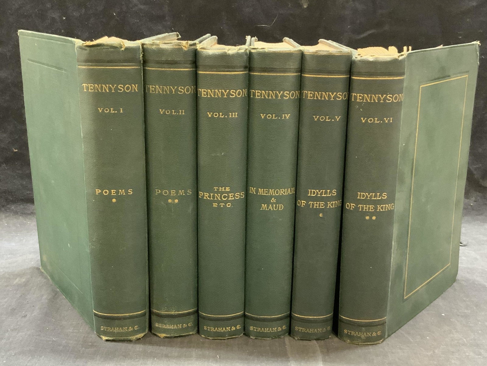 Set 6 Works of Tennyson, Poetry, 1872 (1 of 9)
