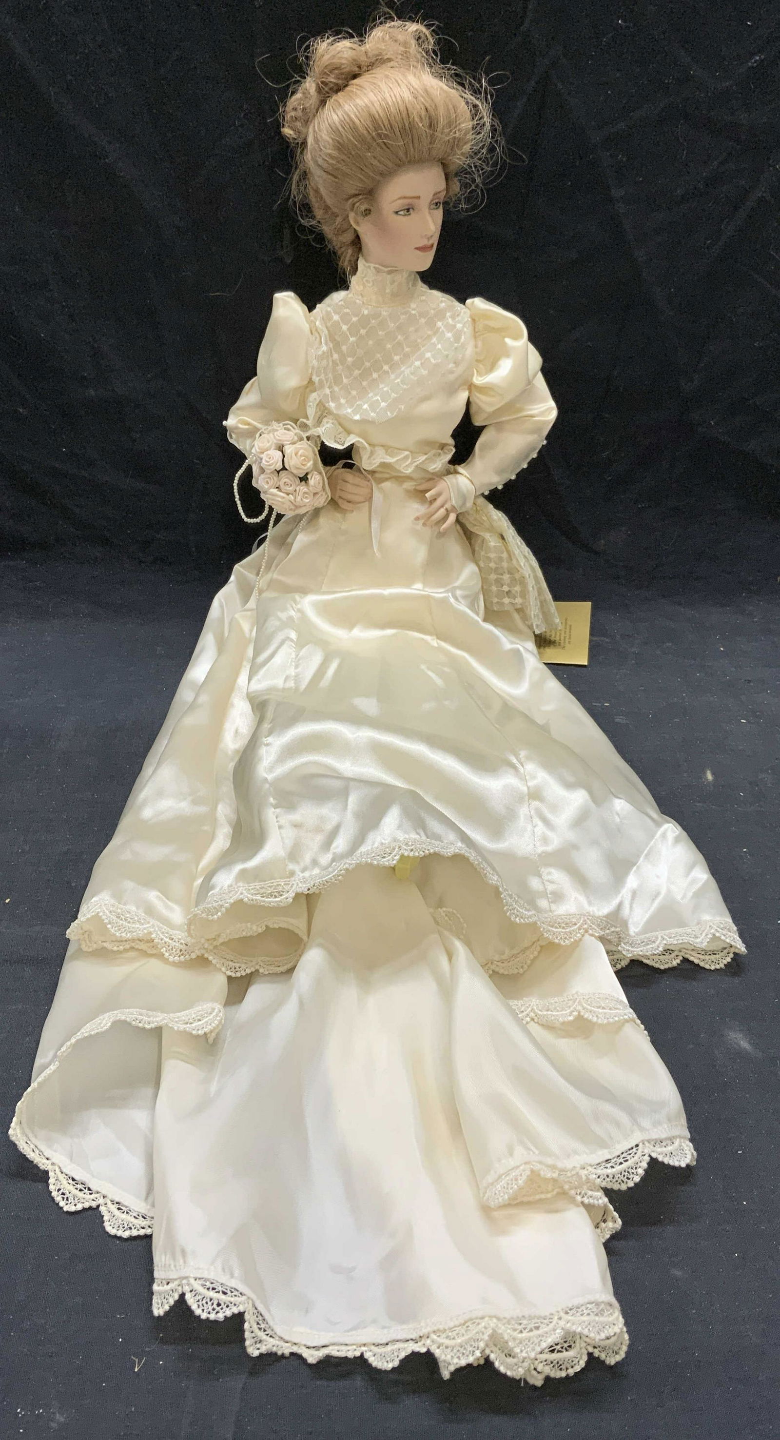 Franklin Heirloom Dolls Porcelain Bridal Doll (1 of 6)