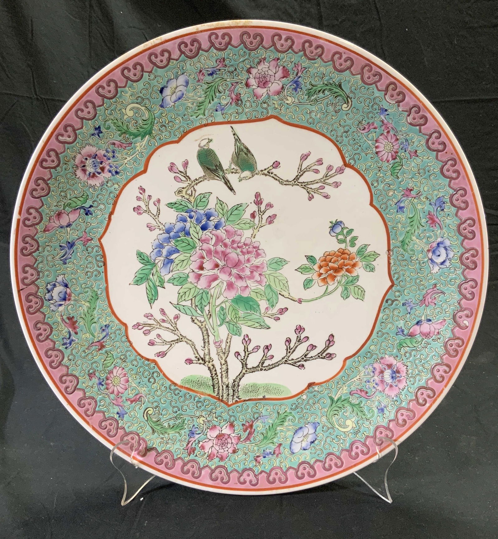 Asian Chinoiserie Centerpiece/ Display Charger (1 of 7)