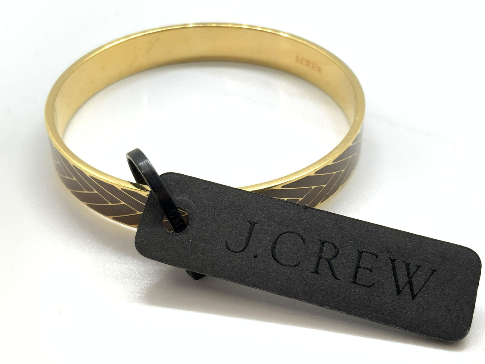 J.Crew Signed Metal Bangle, NwT (1 of 5)