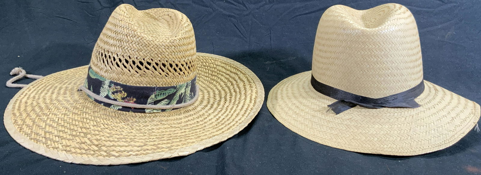 Lot 2 Woven Straw Hats (1 of 7)