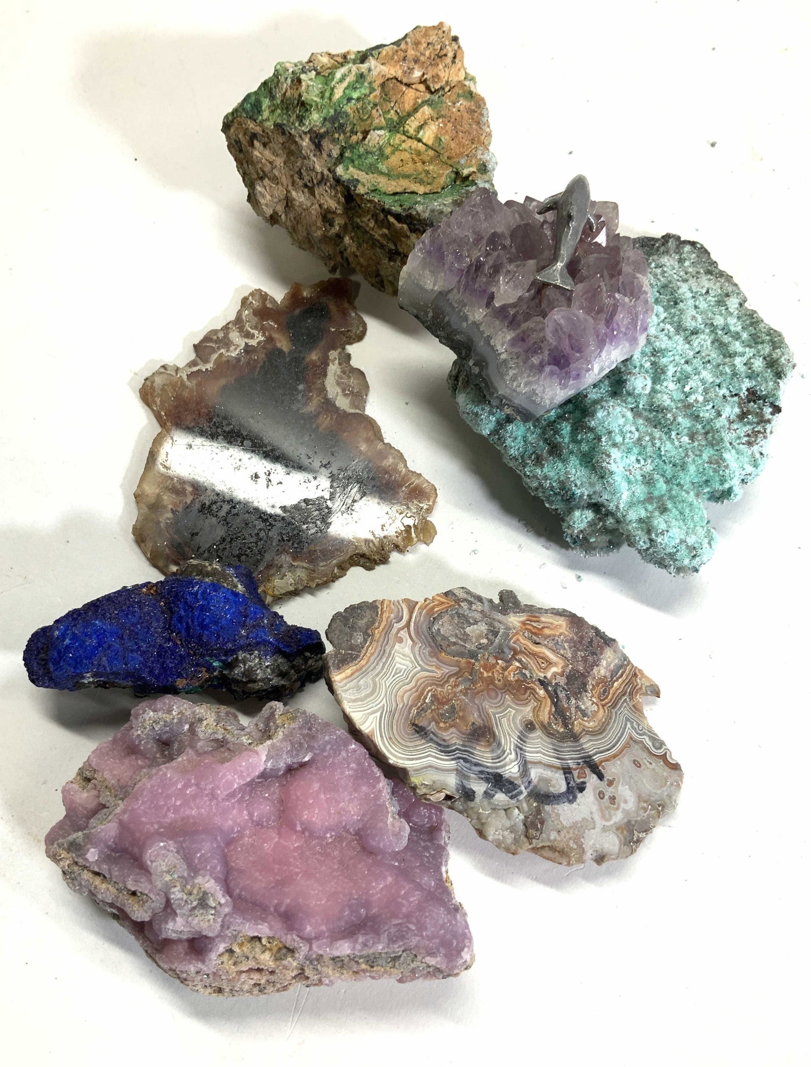 Lot 7 Collectible Mineral Specimens (1 of 7)