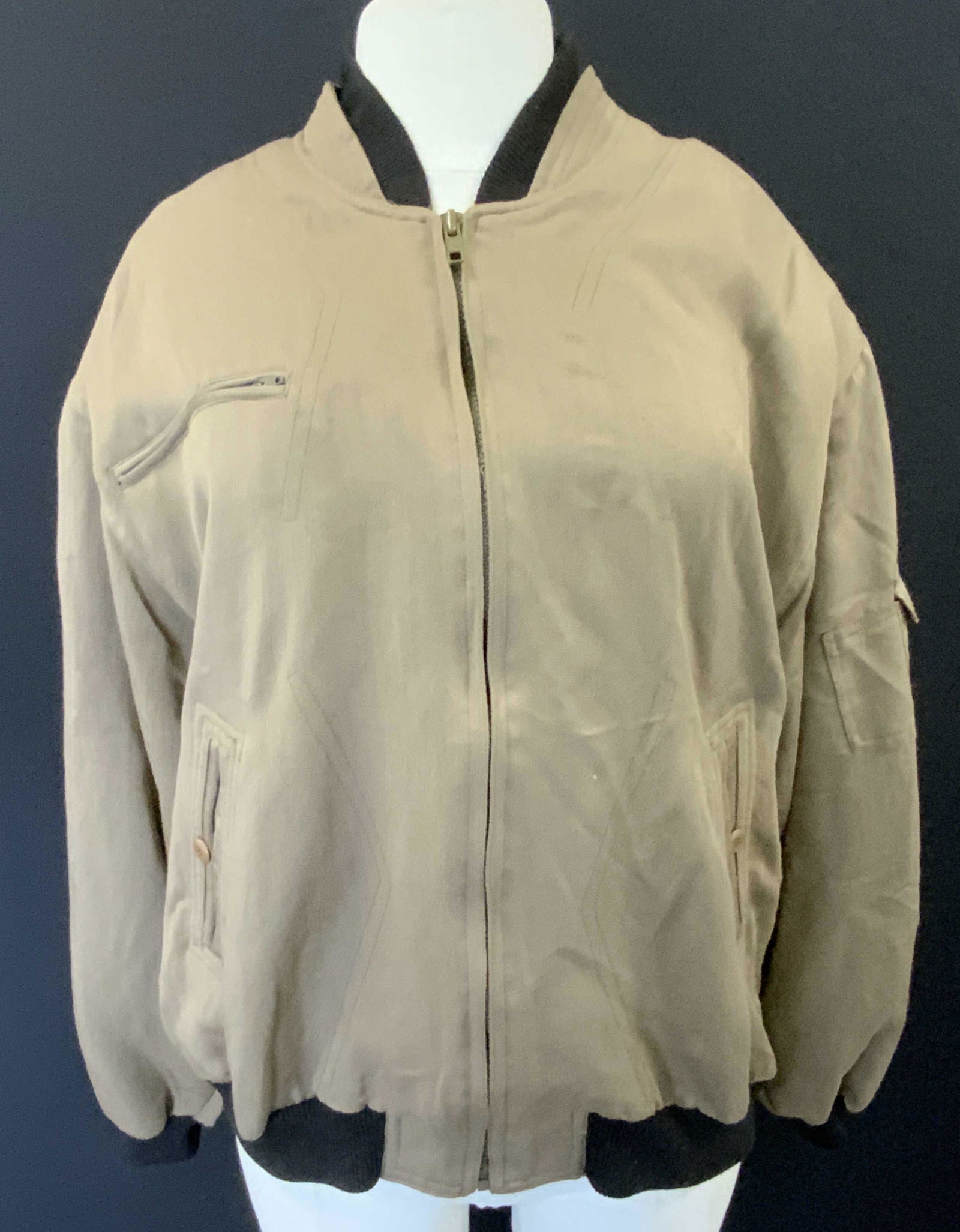 Gabrielle Brown Bomber Jacket (1 of 7)