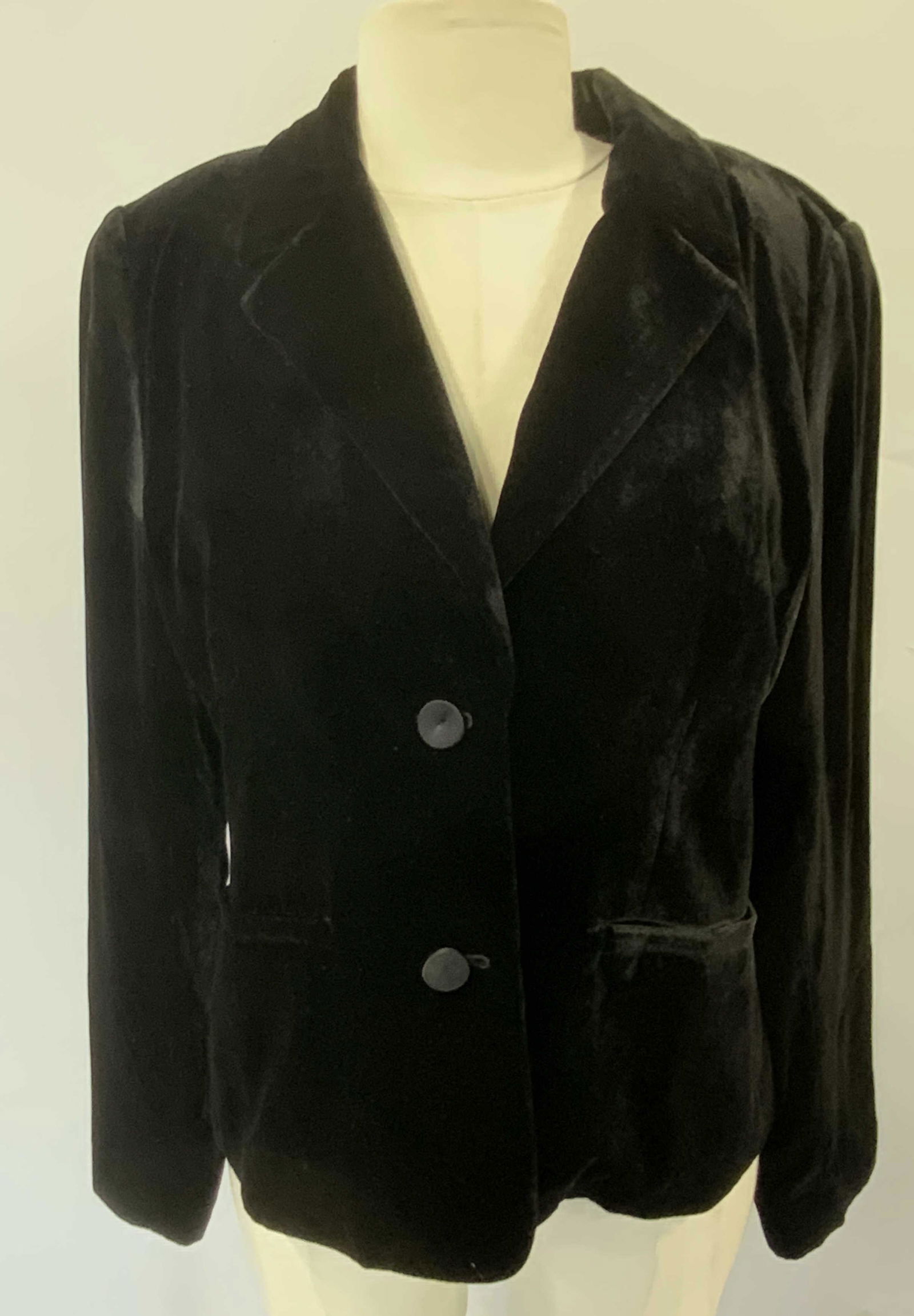 Eileen Fisher Black Velvet Jacket NWT (1 of 6)