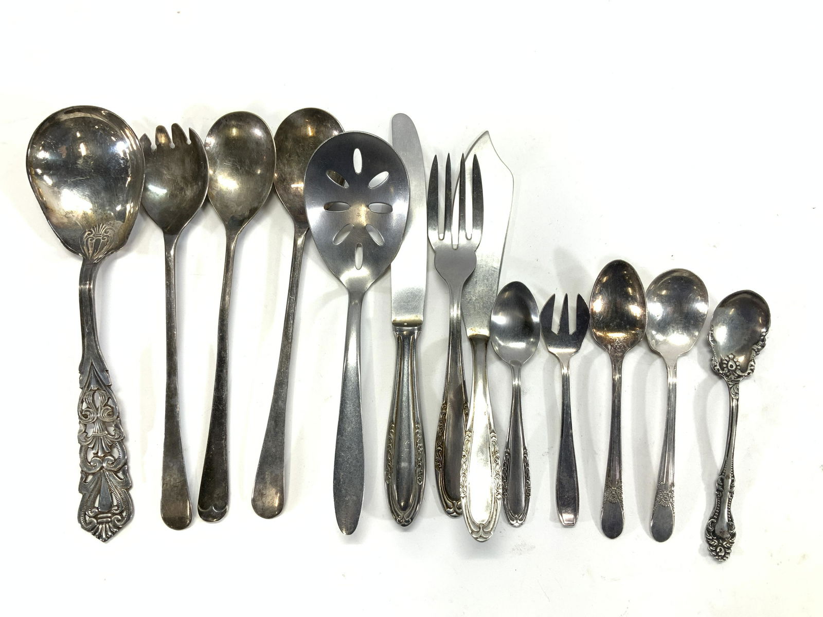 Lot13 Silver Pltd Flatware Sheffield England Italy (1 of 8)