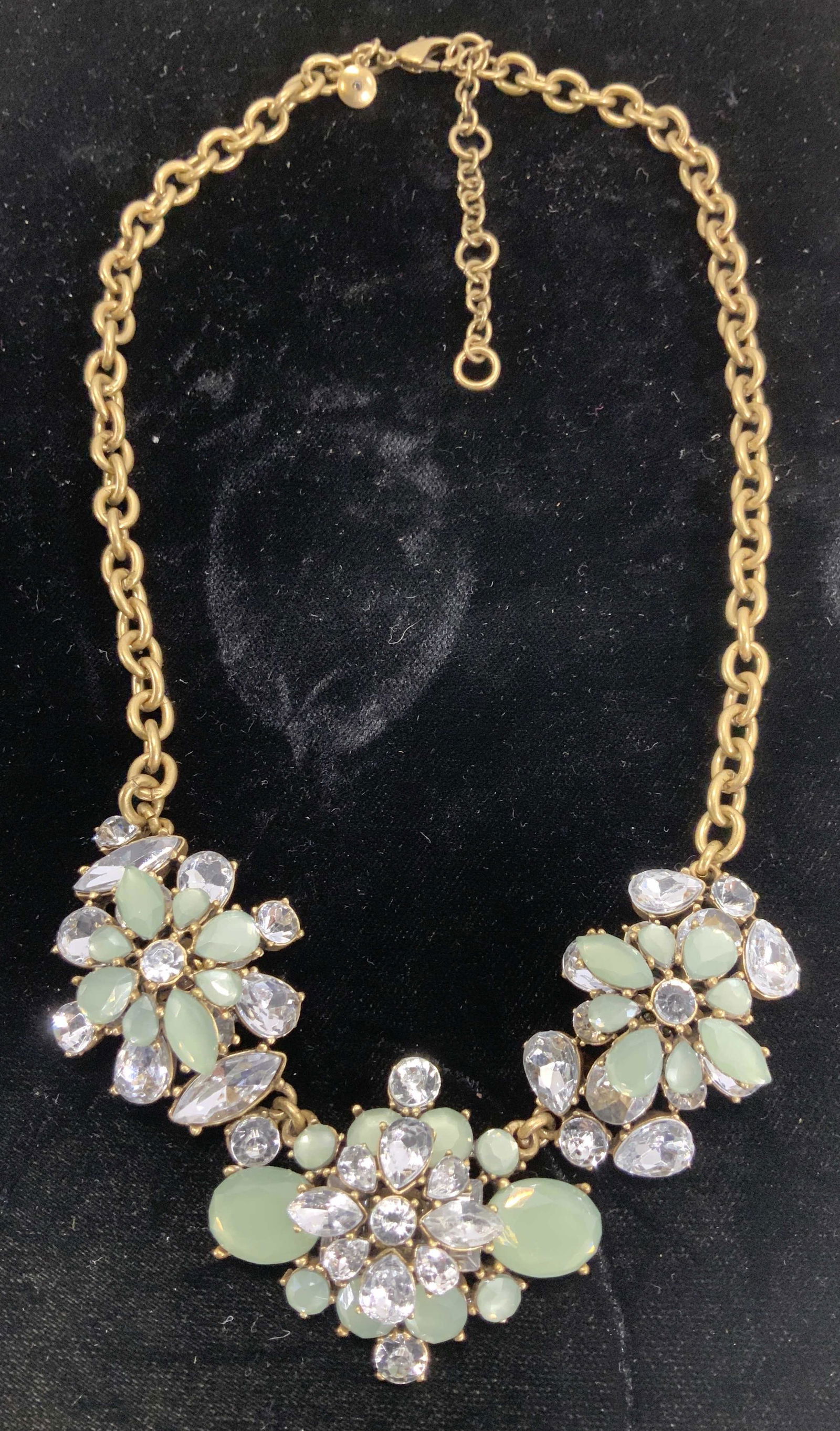 J. Crew Rhinestone Cocktail Necklace (1 of 6)