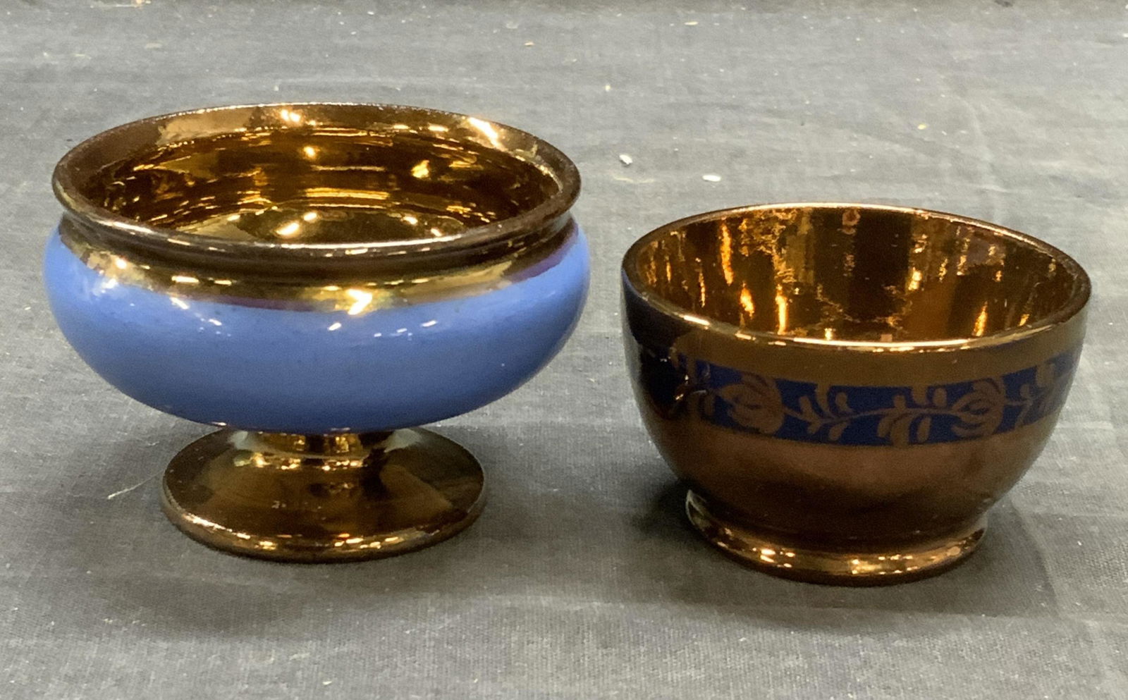 Lot 2 Copper Tn Lustreware Bowls (1 of 7)