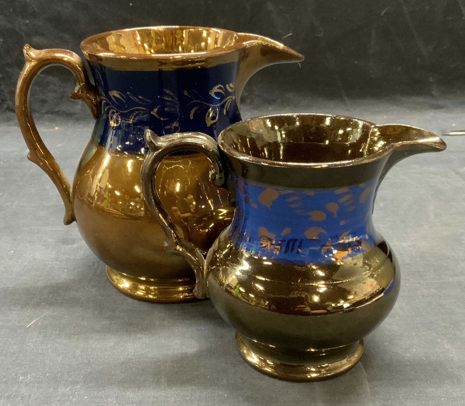 Lot 2 Vintage ALLERTONS Lustreware Creamer, More (1 of 9)