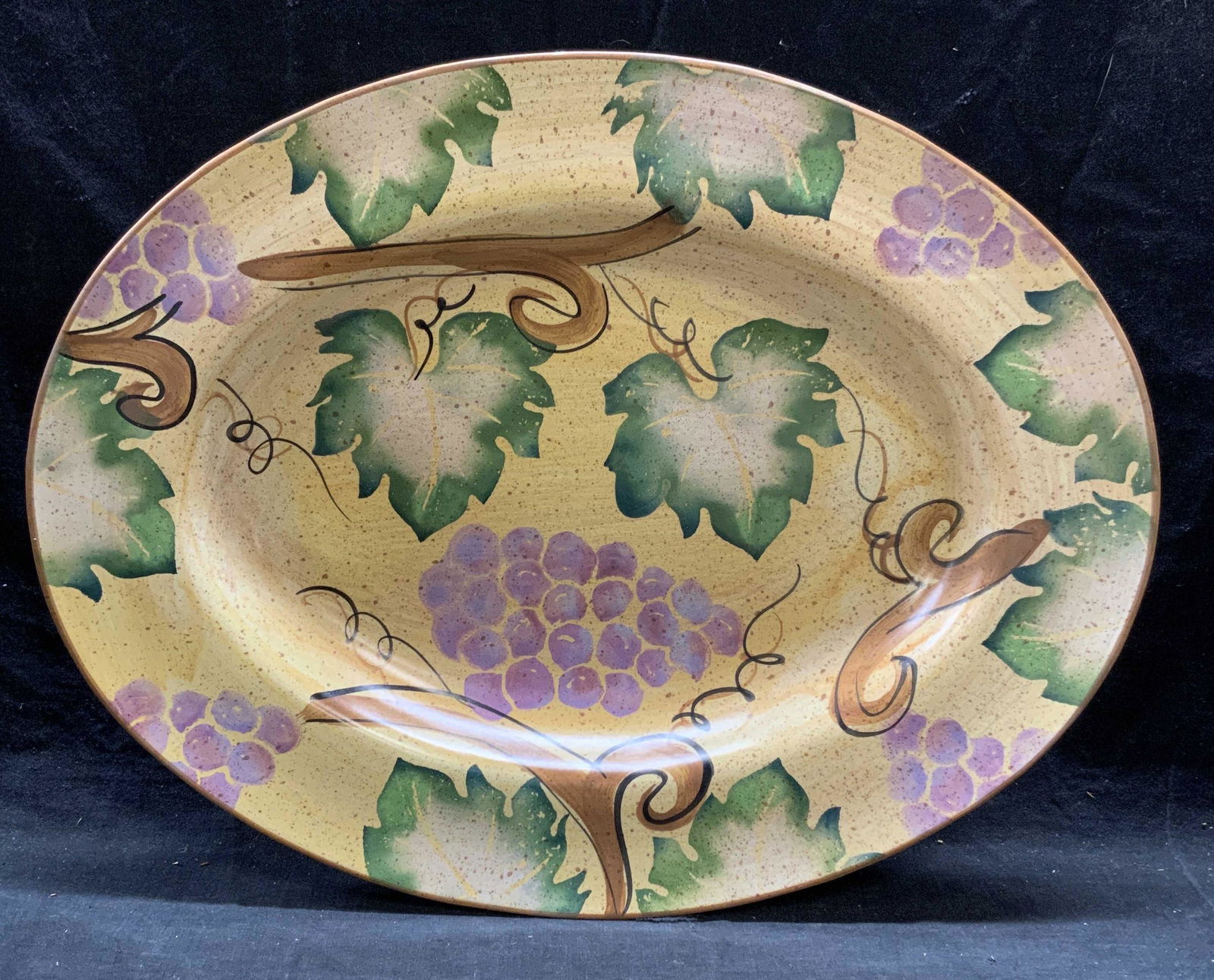Certified International Ceramic Platter Italy (1 of 7)