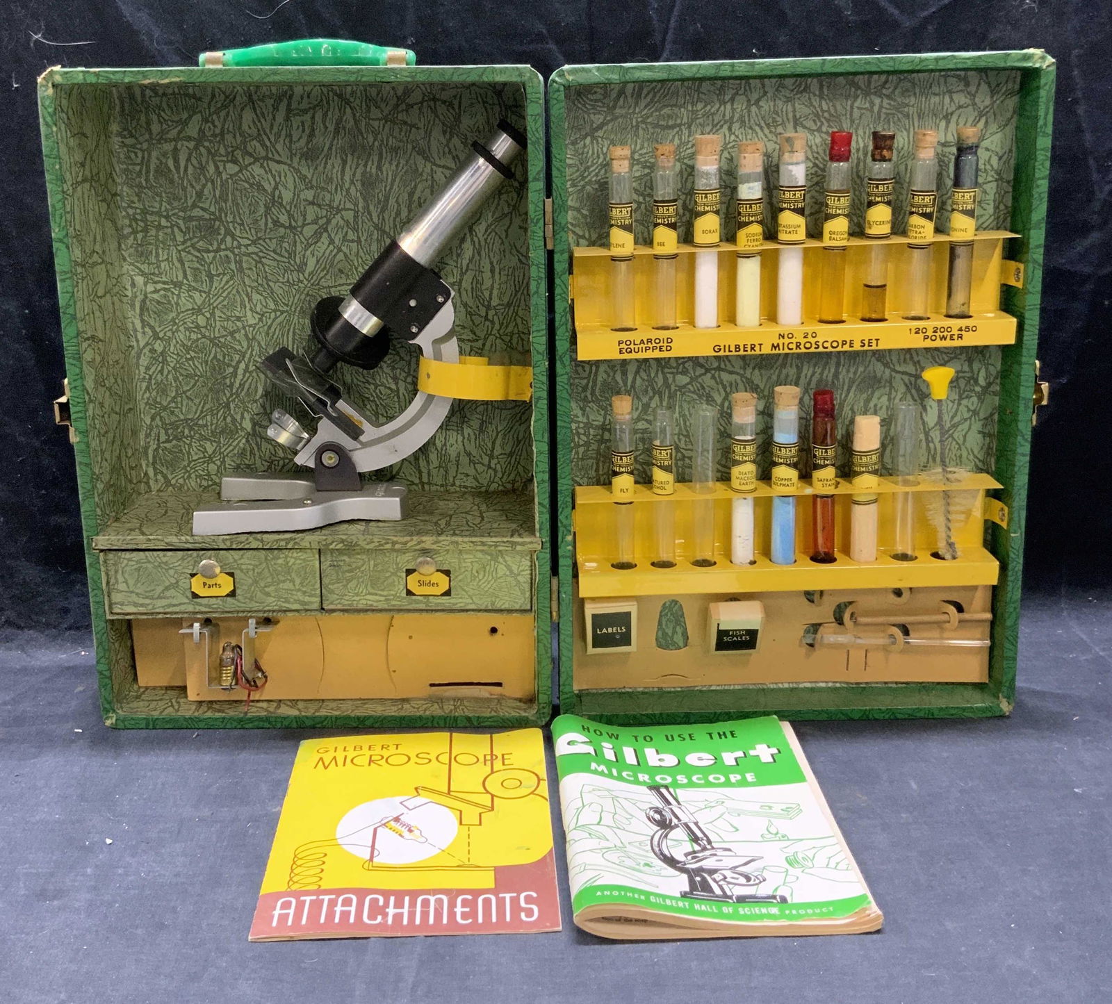 1938 Gilbert Microscope Toy Kit (1 of 8)