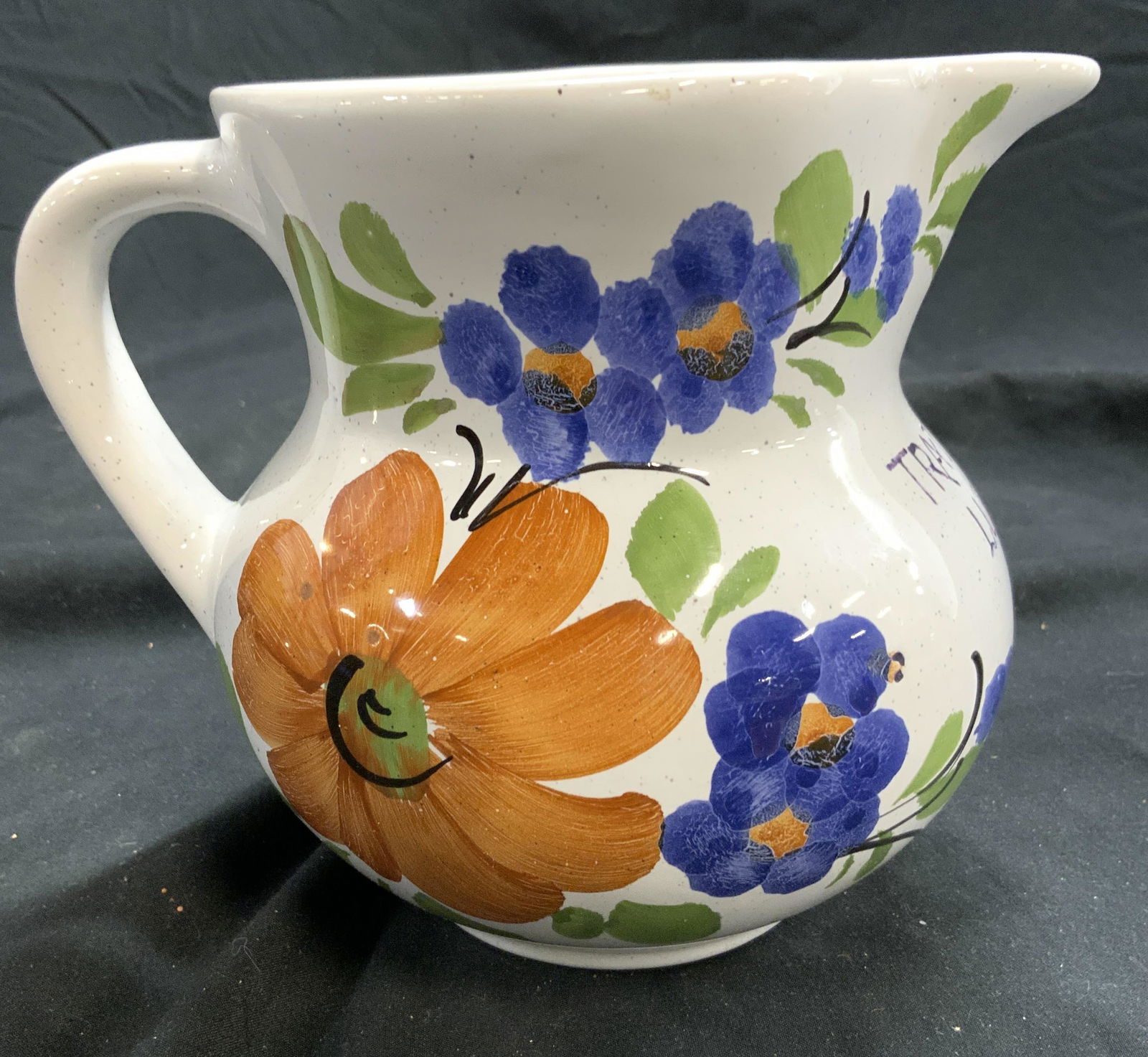TOP GRES Ceramic Pitcher Vessel ITALY (1 of 9)