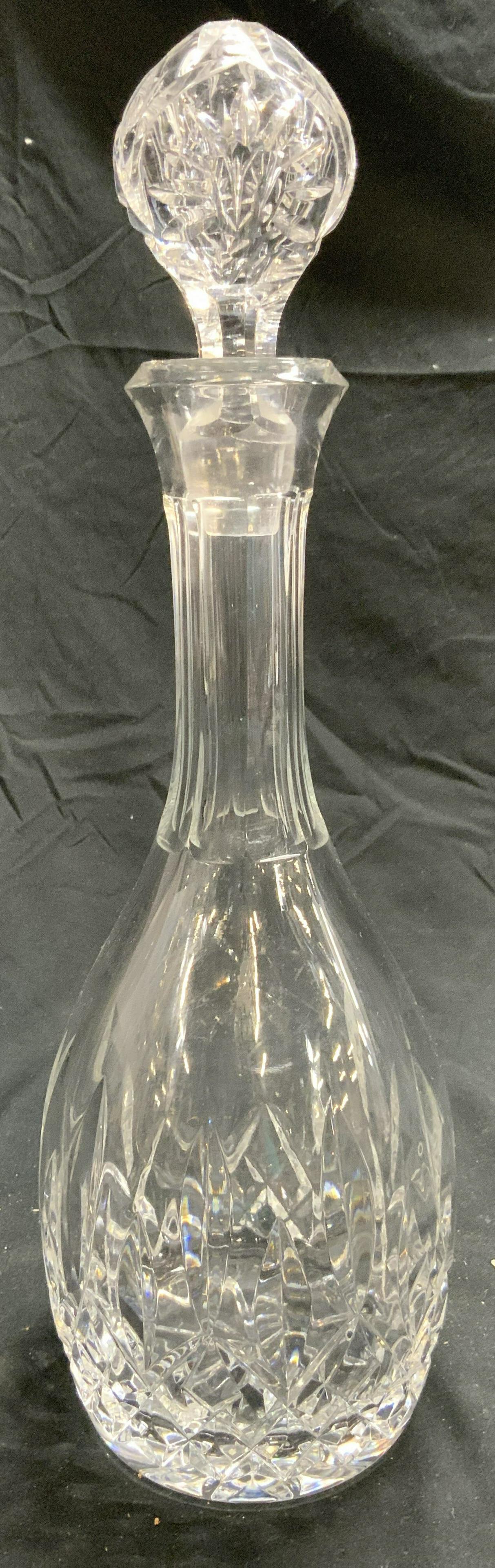 Cut Crystal Decanter Vessel W Stopper (1 of 7)