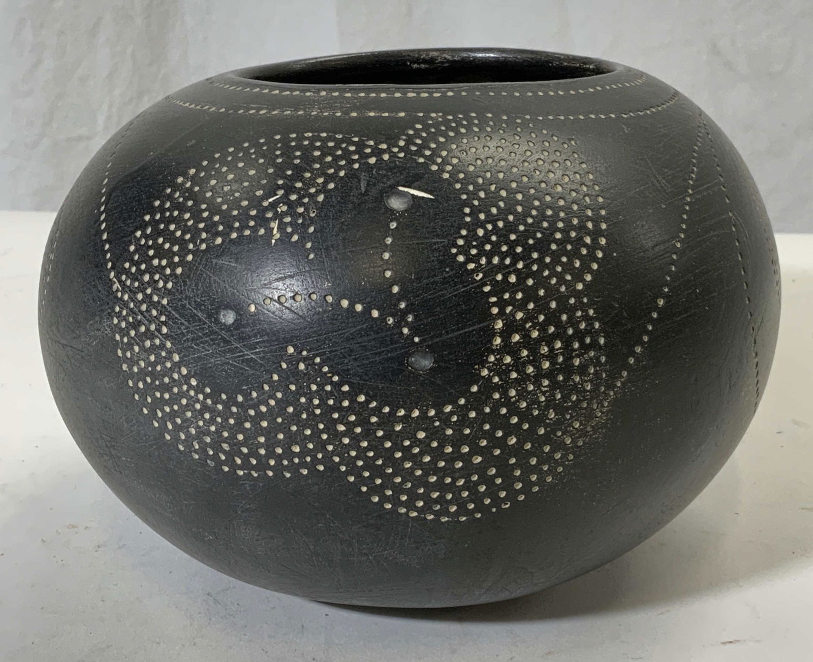 Black Handmade Ceramic Vase (1 of 6)